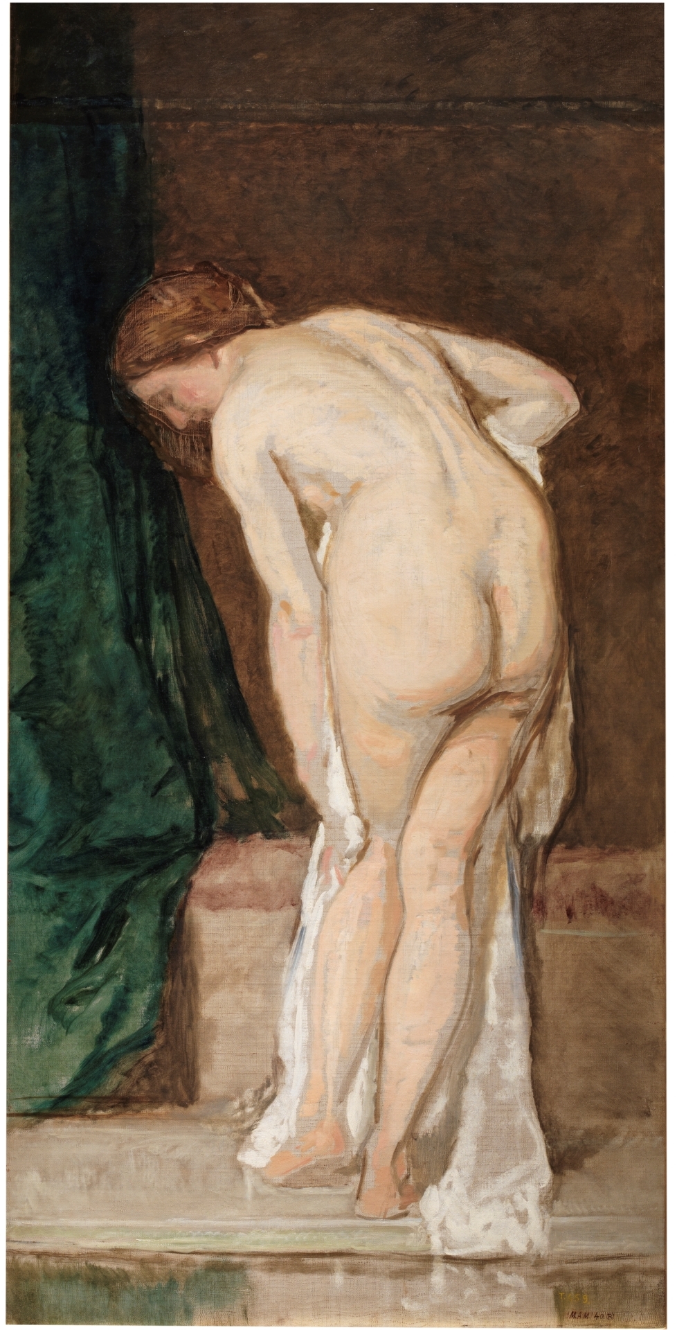 Woman bathing